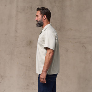Short sleeve 4.5-oz. twill shirt by Filson | Gray sky (Gray)