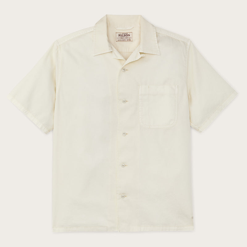Short sleeve 4.5-oz. twill shirt by Filson | Ivory (White)