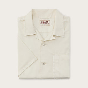 Short sleeve 4.5-oz. twill shirt by Filson | Ivory (White)