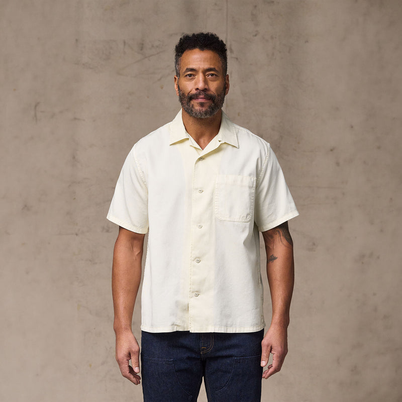 Short sleeve 4.5-oz. twill shirt by Filson | Ivory (White)