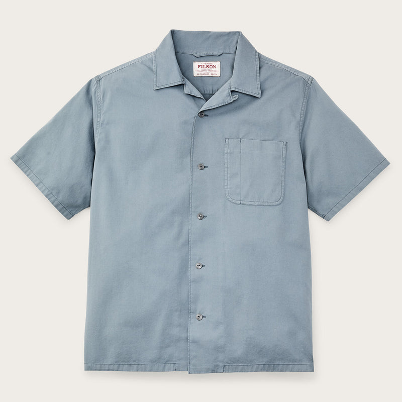 Short sleeve 4.5-oz. twill shirt by Filson | Lead (Blue)