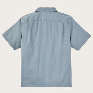 Short sleeve 4.5-oz. twill shirt by Filson | Lead (Blue)