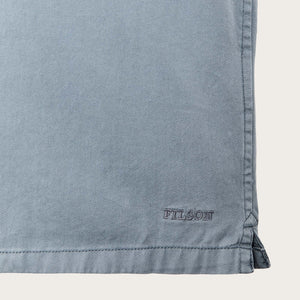 Short sleeve 4.5-oz. twill shirt by Filson | Lead (Blue)