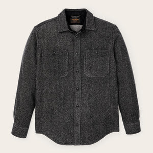 8-oz. wool guide shirt by Filson | Charcoal twill (Gray)