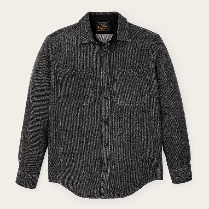 8-oz. wool guide shirt by Filson | Charcoal twill (Gray)