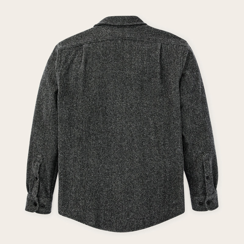 8-oz. wool guide shirt by Filson | Charcoal twill (Gray)