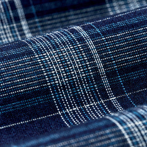 Chambray button-down shirt by Filson | Dark indigo plaid (Blue)