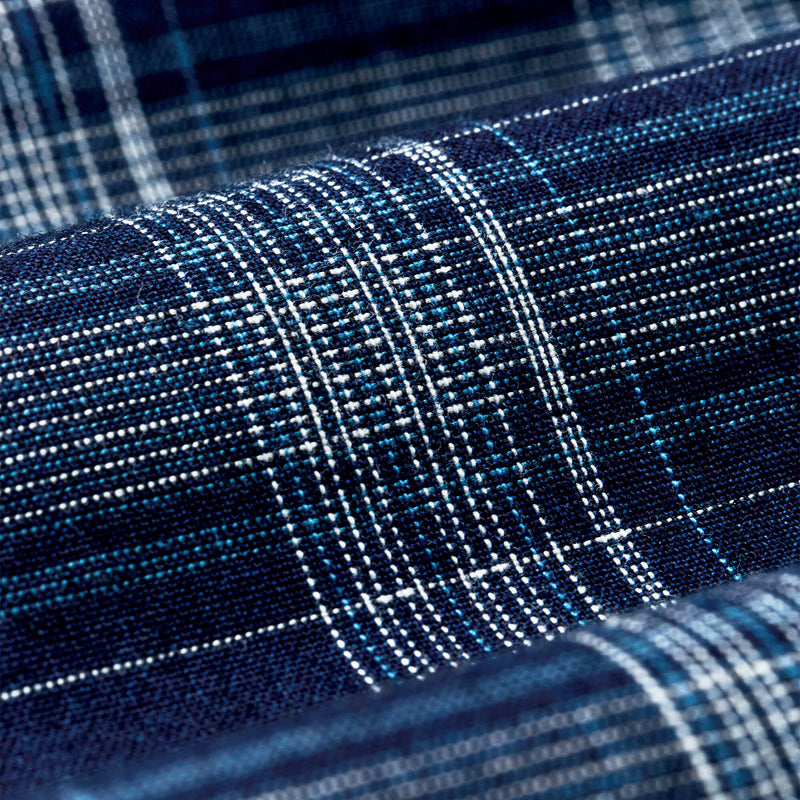 Chambray button-down shirt by Filson | Dark indigo plaid (Blue)