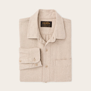 Rustic flannel shirt by Filson | Dark natural heather (Beige)