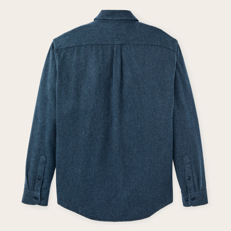 Rustic flannel shirt by Filson | Blue heather (Blue)
