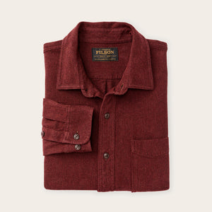 Rustic flannel shirt by Filson | Port heather (Red)