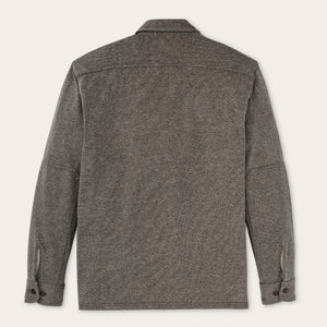 Field knit pullover shirt by Filson | Smoke heather (Brown)