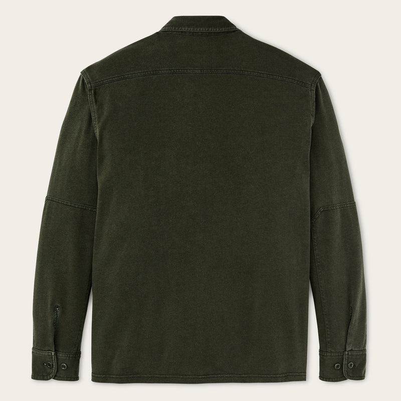 Field knit pullover shirt by Filson | Dark timber (Green)
