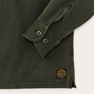 Field knit pullover shirt by Filson | Dark timber (Green)