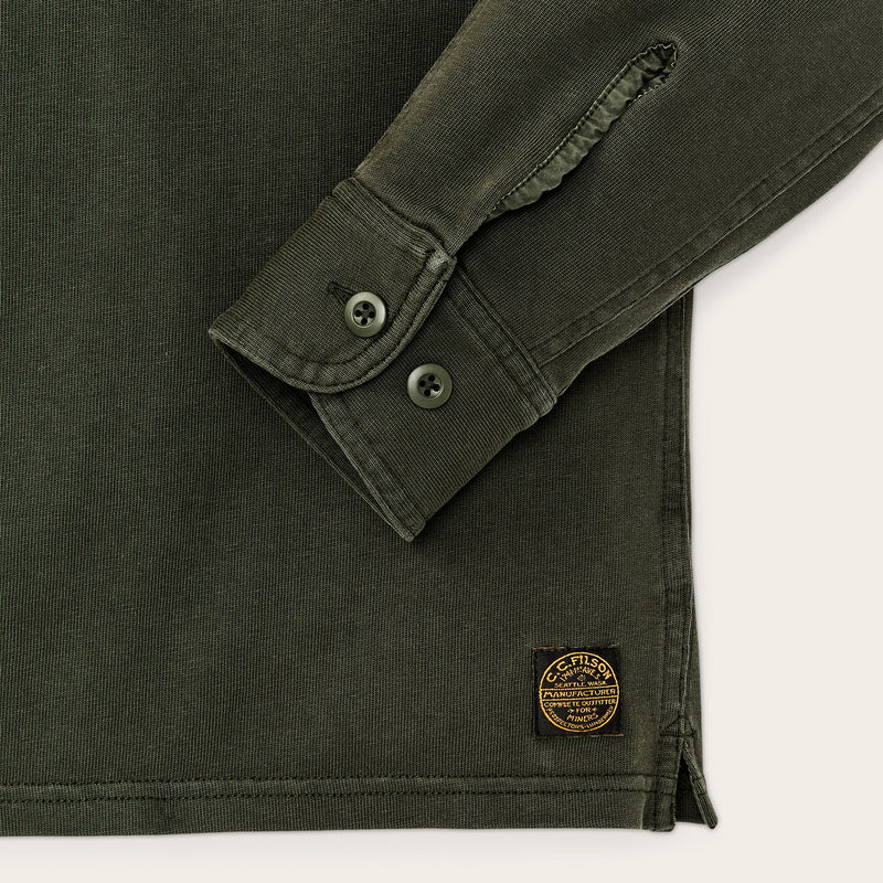 Field knit pullover shirt by Filson | Dark timber (Green)