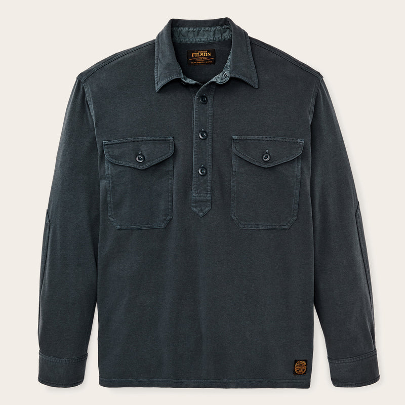 Field knit pullover shirt by Filson | Bluefin (Blue)