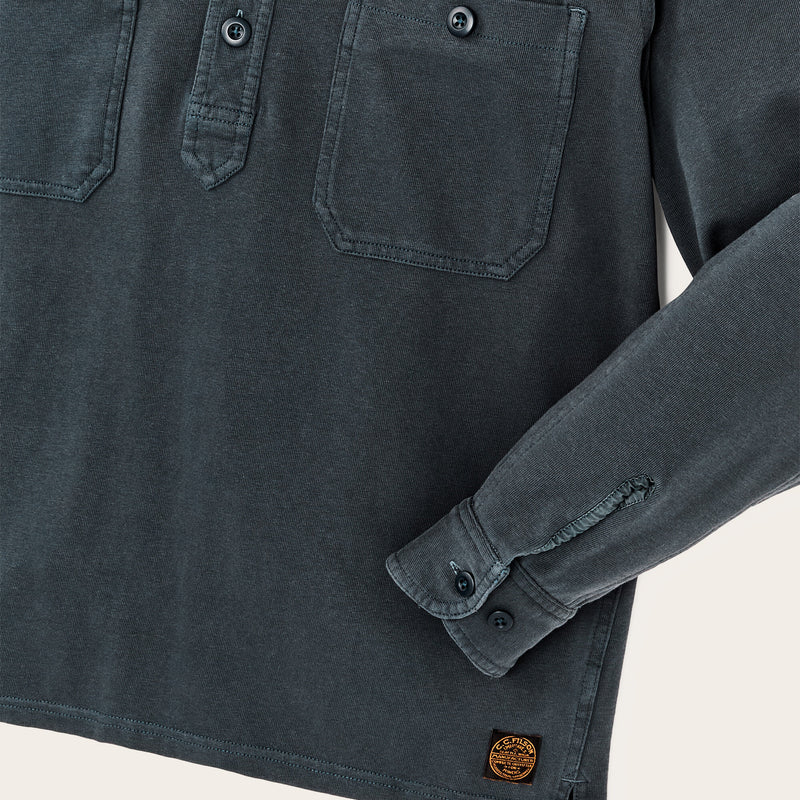 Field knit pullover shirt by Filson | Bluefin (Blue)