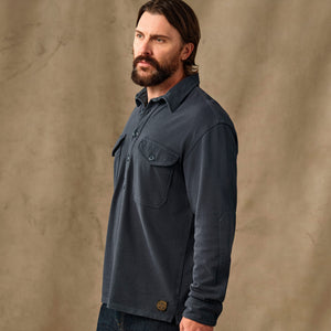 Field knit pullover shirt by Filson | Bluefin (Blue)