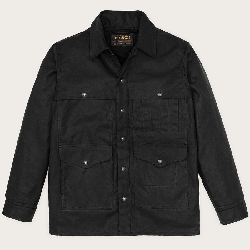 Veste cruiser en tissu tin cloth doublé par Filson | Black (Black)