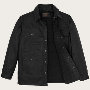 Veste cruiser en tissu tin cloth doublé par Filson | Black (Black)