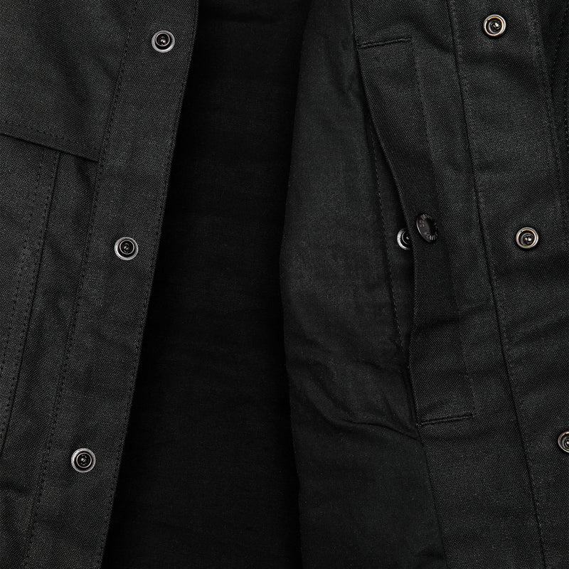 Veste cruiser en tissu tin cloth doublé par Filson | Black (Black)