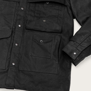Veste cruiser en tissu tin cloth doublé par Filson | Black (Black)
