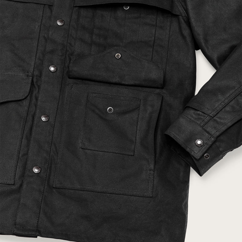 Veste cruiser en tissu tin cloth doublé par Filson | Black (Black)