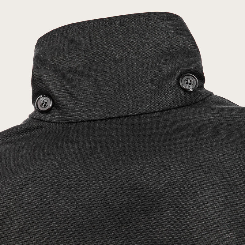 Veste cruiser en tissu tin cloth doublé par Filson | Black (Black)