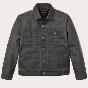 Tin cloth short lined cruiser jacket by Filson | Castor gray (Grey)