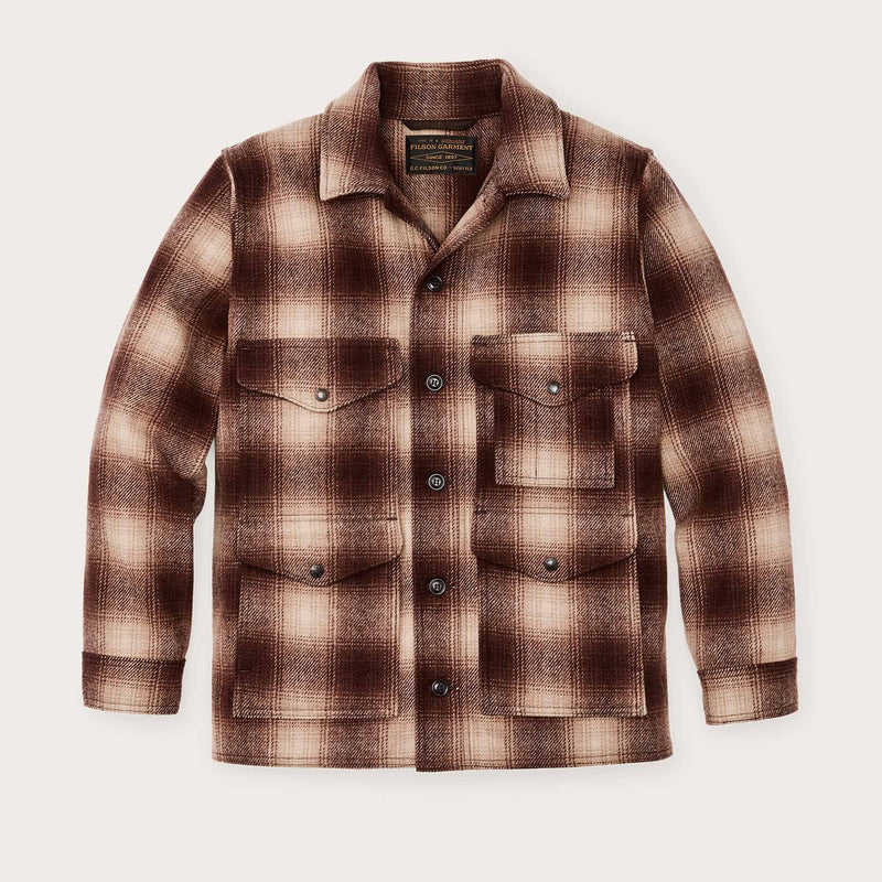 Mackinaw wool cruiser jacket by Filson | Brown tan omb (Brown)