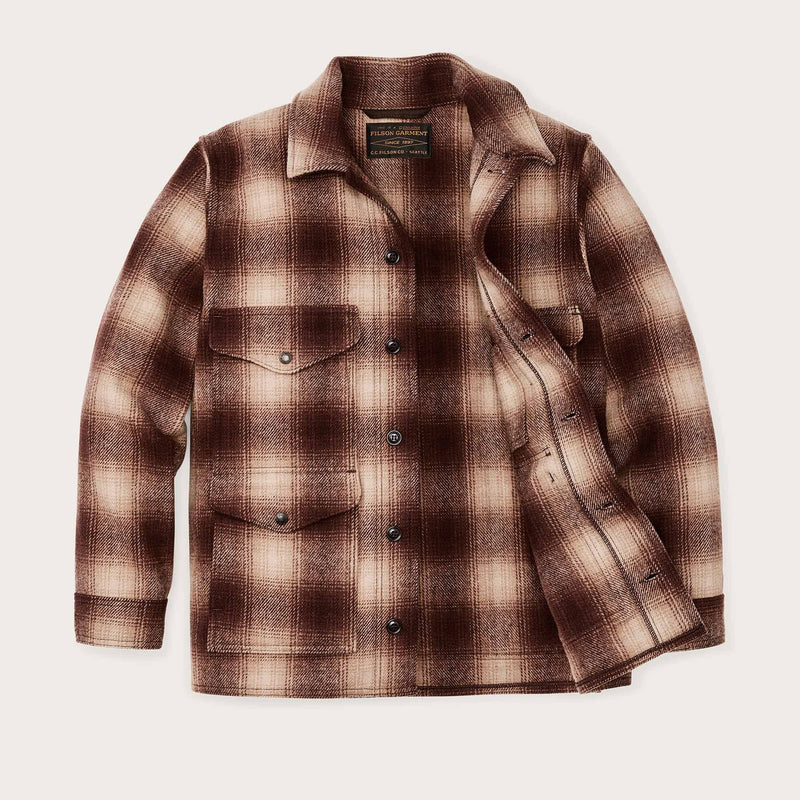 Mackinaw wool cruiser jacket by Filson | Brown tan omb (Brown)