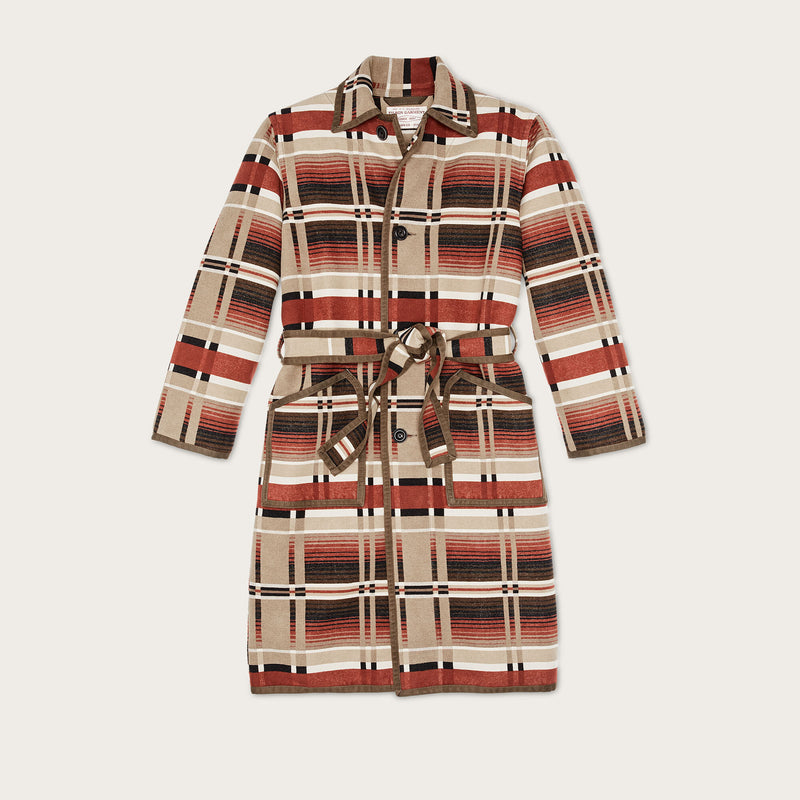 Beartooth robe by Filson | Bloodstone / tan omb (Multicolor)