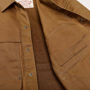 Tin cloth cruiser jacket by Filson | Dark tan (Beige)