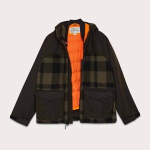 Mackinaw wool hunting jacket by Filson | Otter green - black (Green)