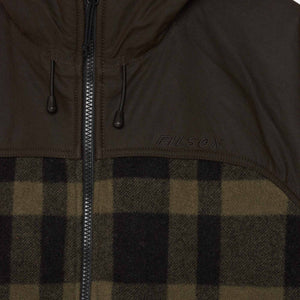 Mackinaw wool hunting jacket by Filson | Otter green - black (Green)