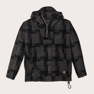 Mackinaw wool anorak by Filson | Charcoal / black squ (Gray)