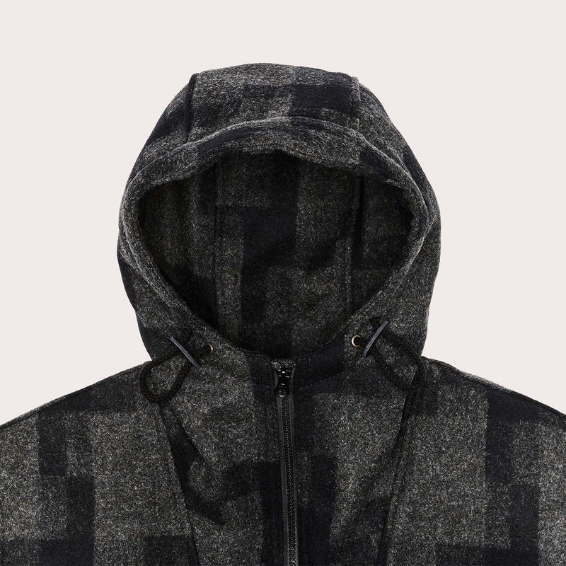 Mackinaw wool anorak by Filson | Charcoal / black squ (Gray)