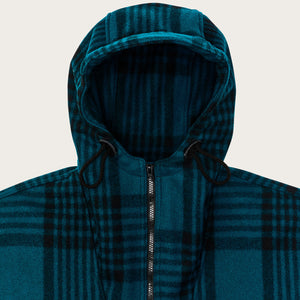 Mackinaw wool anorak by Filson | Blue / black plaid (Blue)