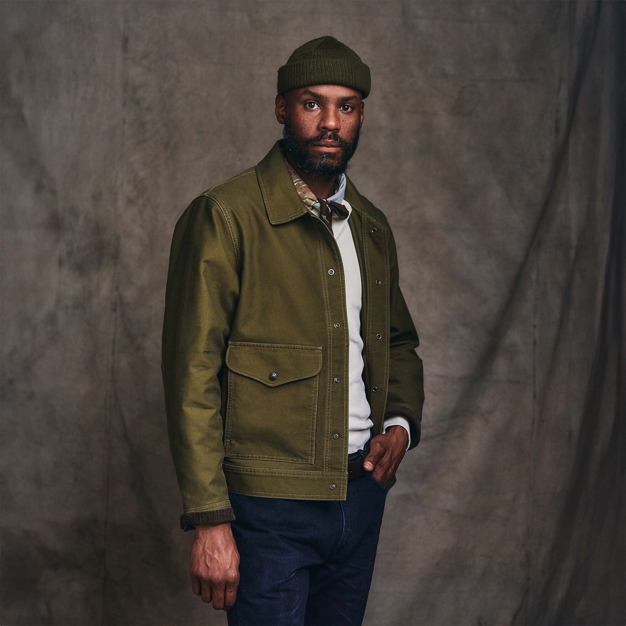 Filson Guide Jacket Jungle cloth work jacket by Filson | Dark olive (Green)