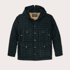 Mackinaw wool hooded cruiser jacket by Filson | Dark timber b (Green)