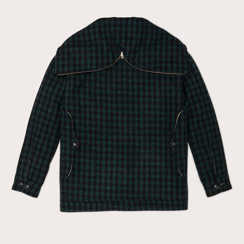 Mackinaw wool hooded cruiser jacket by Filson | Dark timber b (Green)