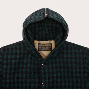 Mackinaw wool hooded cruiser jacket by Filson | Dark timber b (Green)