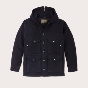 Mackinaw wool hooded cruiser jacket by Filson | Dark navy (Blue)