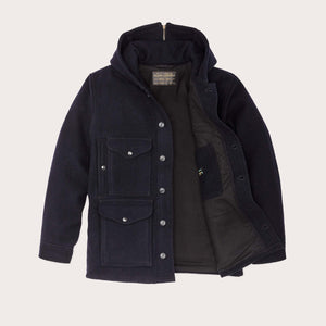 Mackinaw wool hooded cruiser jacket by Filson | Dark navy (Blue)