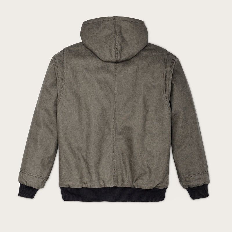 Worksmith insulated bomber jacket by Filson | Tarmac (Gray)