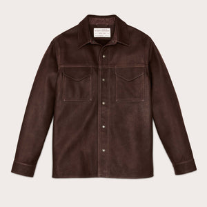 Full grain leather jac-shirt by Filson | Brown (Brown)