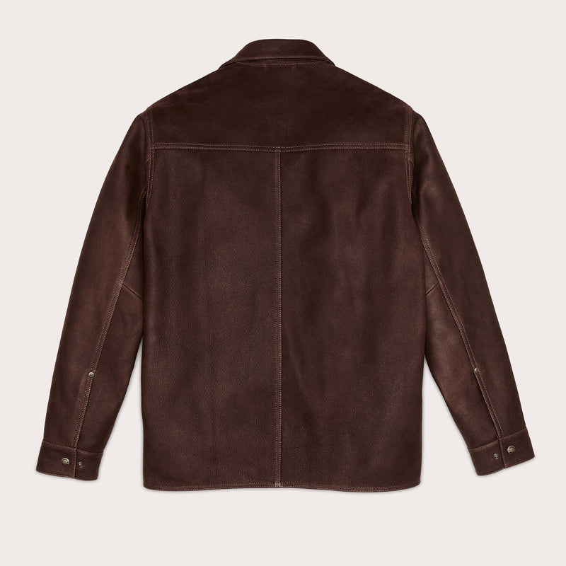 Full grain leather jac-shirt by Filson | Brown (Brown)