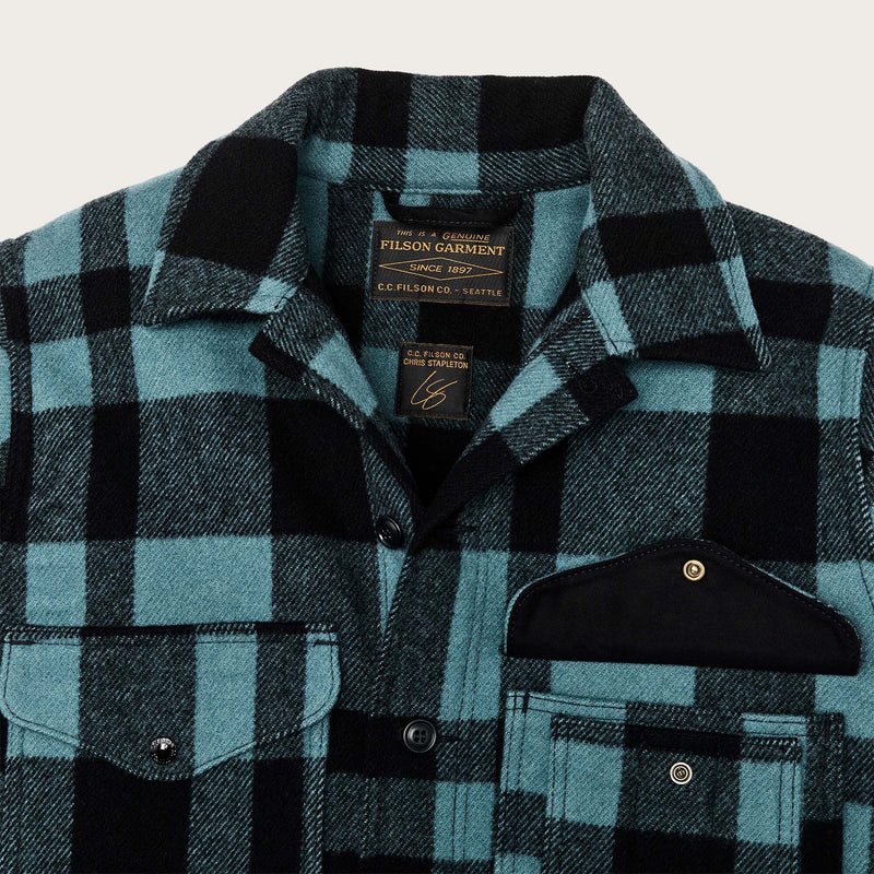 Chris stapleton signature mackinaw cruiser by Filson | Faded blue / black h (Blue)