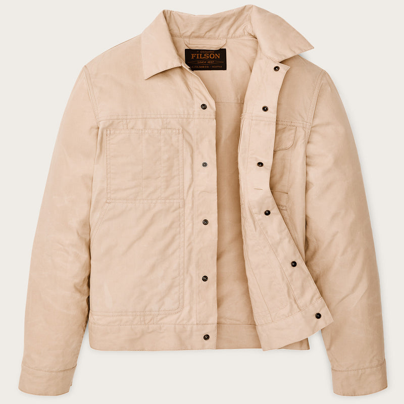 Dry wax short cruiser jacket by Filson | Quail tan (Beige)