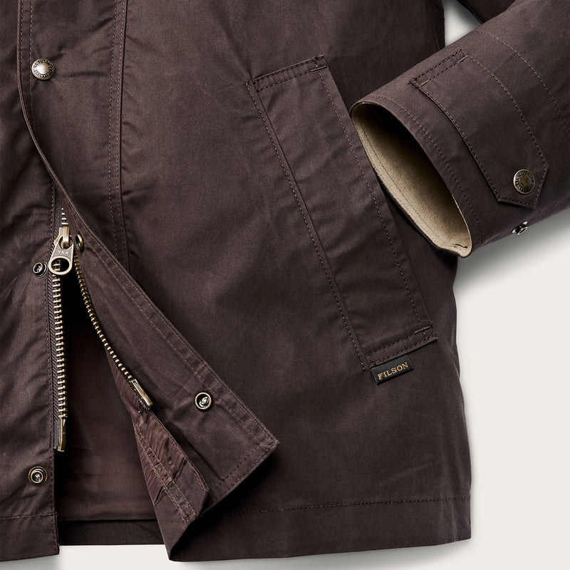 Dry wax short field jacket by Filson | Dark brown (Brown)